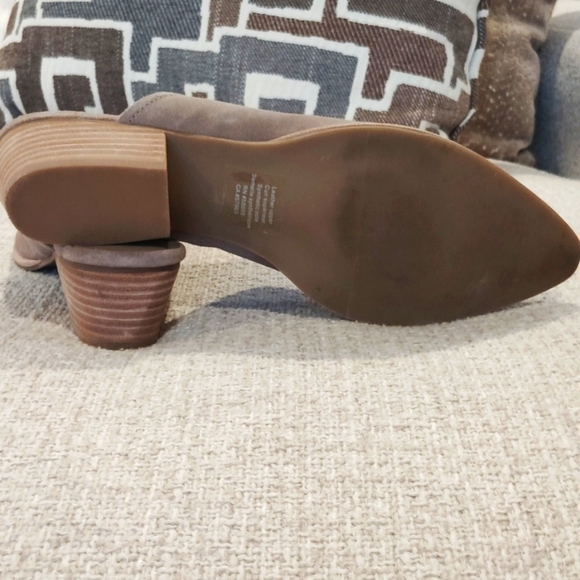 Treasure & Bond Taupe Suede Mules - Picture 5 of 7